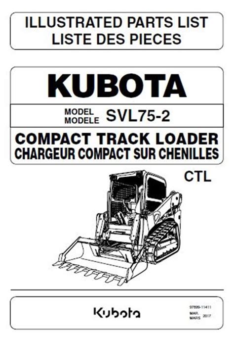 kubota ssv75 parts manual